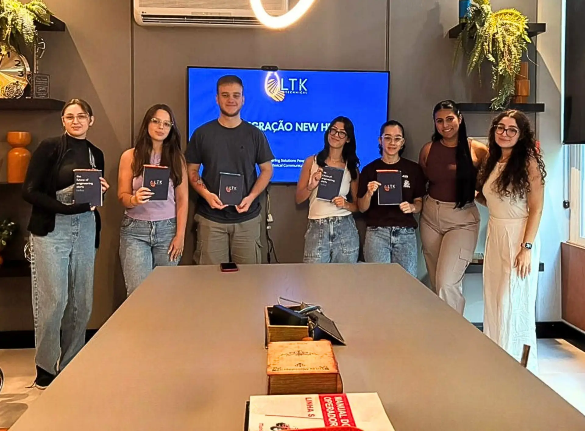 Evento Integra LTK Technical, recepção dos novos colaboradores